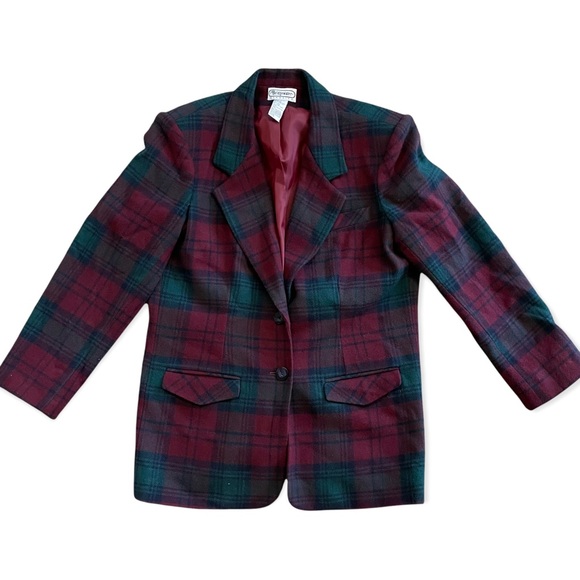 Bridgewater Classics Jackets & Blazers - Bridgewater Classics Vintage Plaid Blazer